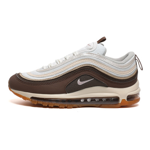 Air Max 97 Brown Beige Gradient Wave Stripe Gum Sole Sneakers 29064394