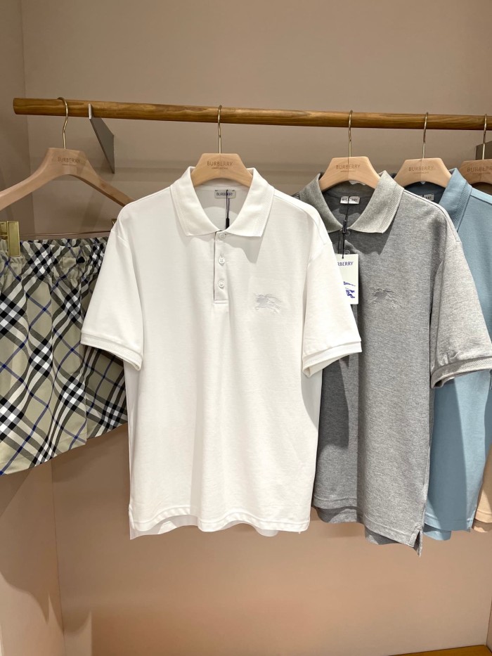 1:1 quality version Check Placket Embroidered Polo Tee 8 colors 29069300