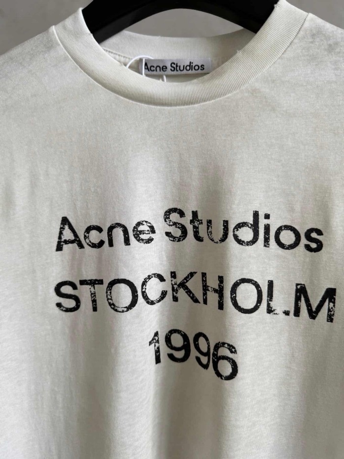 1:1 quality version Stockholm 1996 Print Washed Long Sleeve T-shirt 5 colors 29069248
