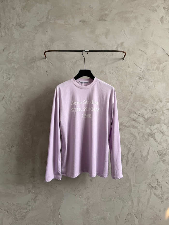 1:1 quality version Stockholm 1996 Print Washed Long Sleeve T-shirt 5 colors 29069248