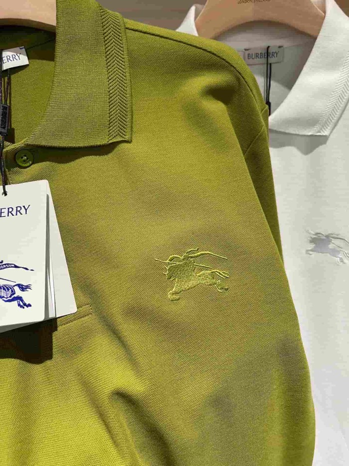 1:1 quality version Check Placket Embroidered Polo Tee 8 colors 29069300