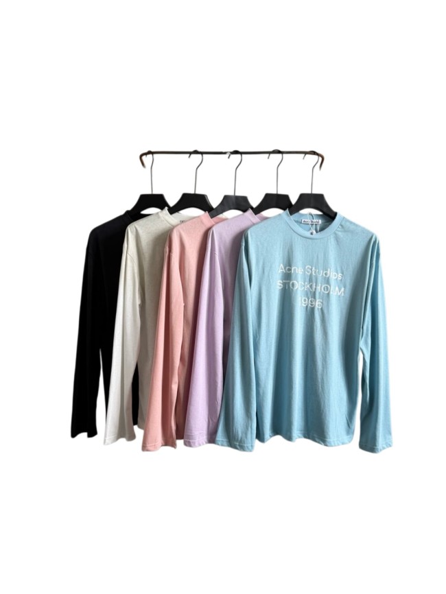 1:1 quality version Stockholm 1996 Print Washed Long Sleeve T-shirt 5 colors 29069248