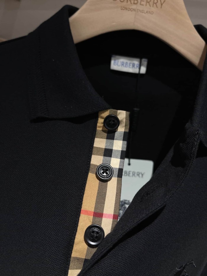 1:1 quality version Check Placket Embroidered Polo Tee 8 colors 29069300