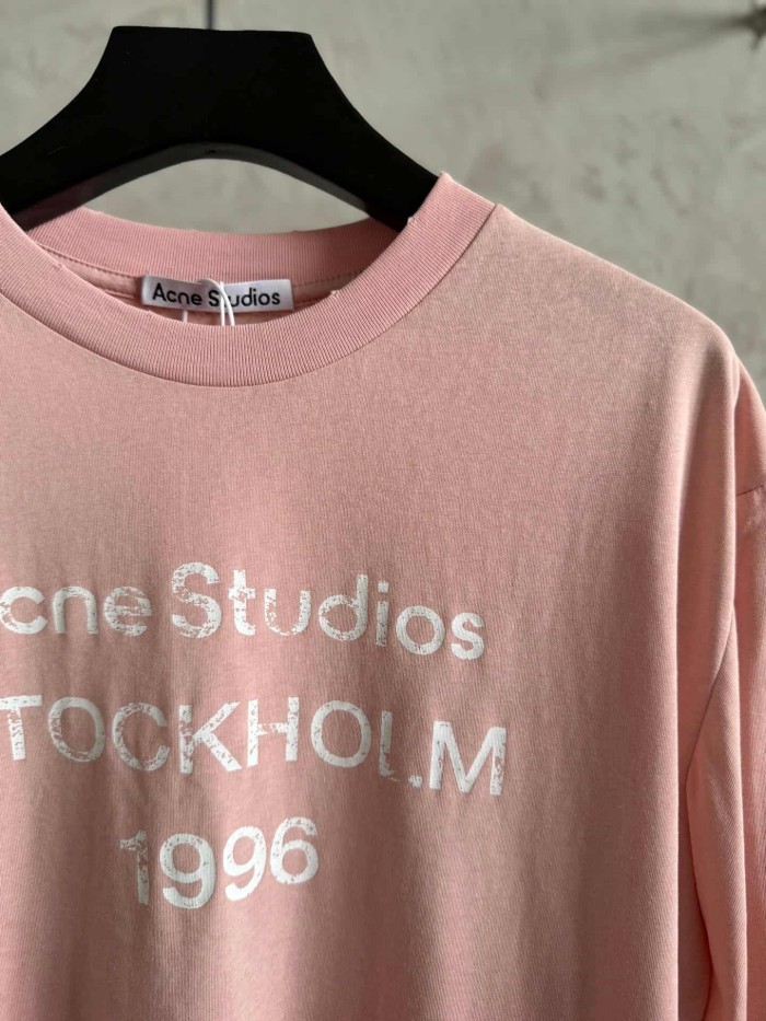 1:1 quality version Stockholm 1996 Print Washed Long Sleeve T-shirt 5 colors 29069248