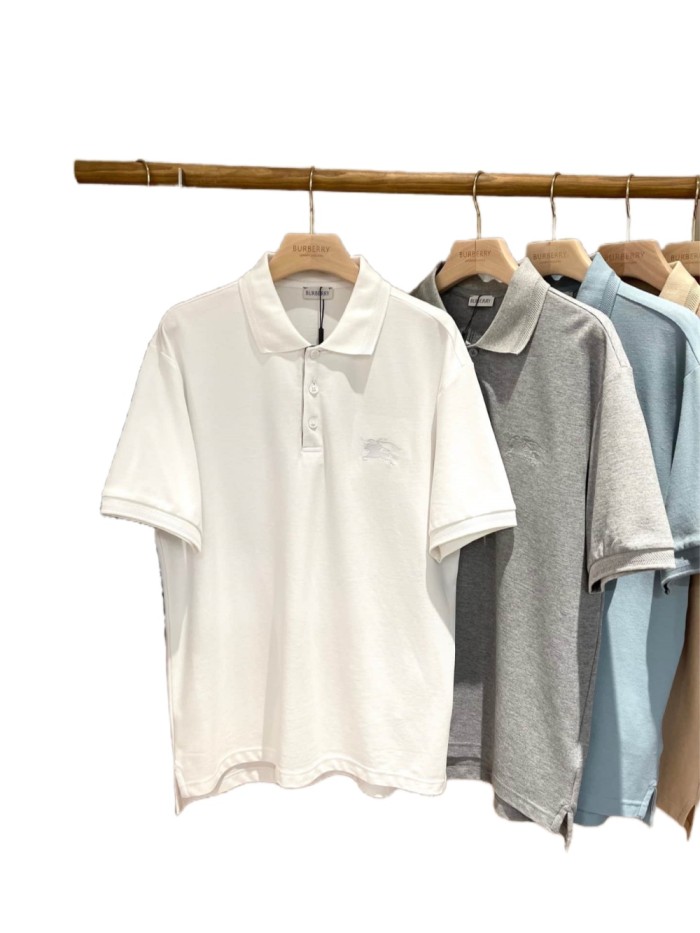 1:1 quality version Check Placket Embroidered Polo Tee 8 colors 29069300