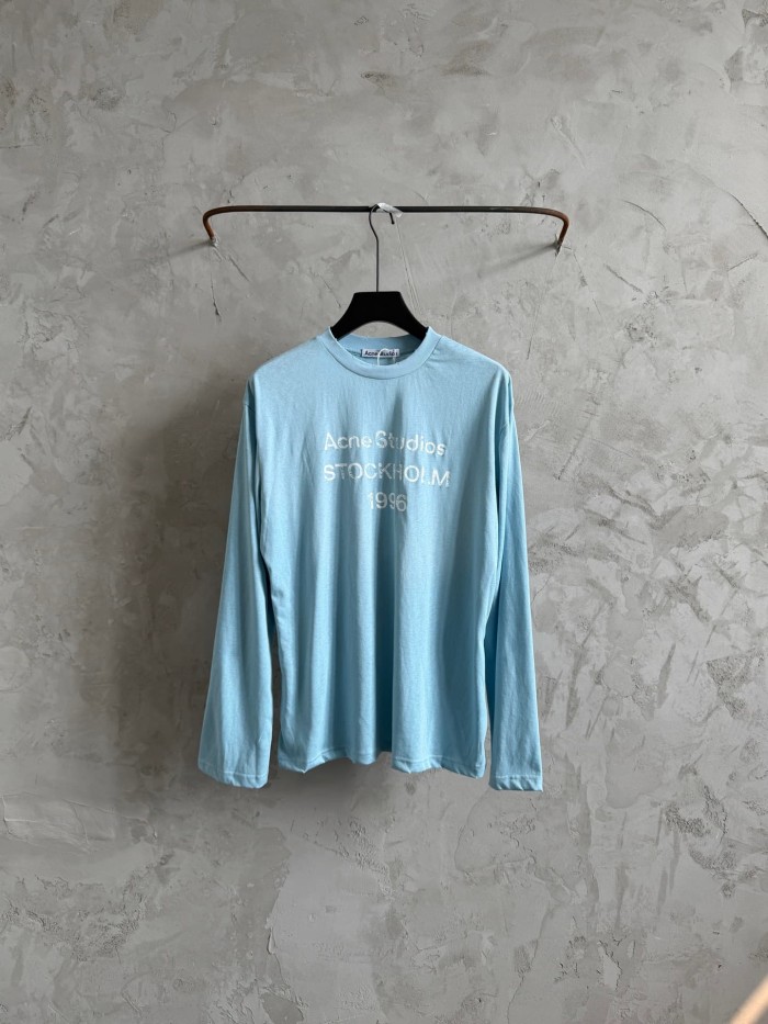 1:1 quality version Stockholm 1996 Print Washed Long Sleeve T-shirt 5 colors 29069248