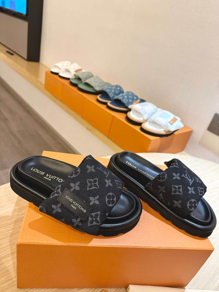 1:1 quality version 3D Logo Floral Velcro Sandals 10 colors 28661452
