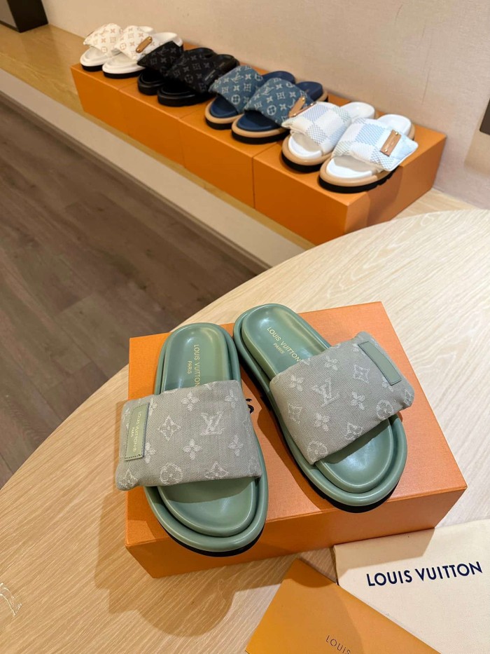 1:1 quality version 3D Logo Floral Velcro Sandals 10 colors 28661452