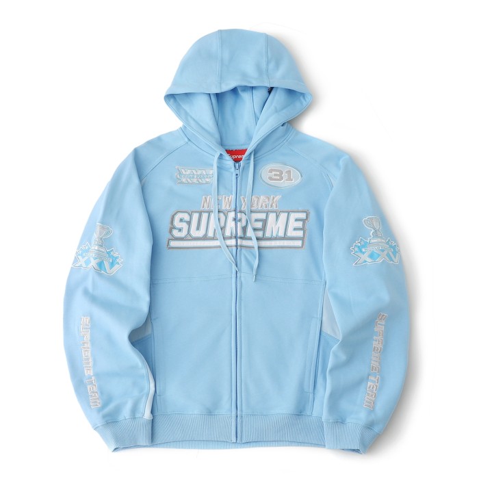 1:1 quality version Multi-Embroidered Champion Trophy Logo Zip Hoodie 3 colors 29082086