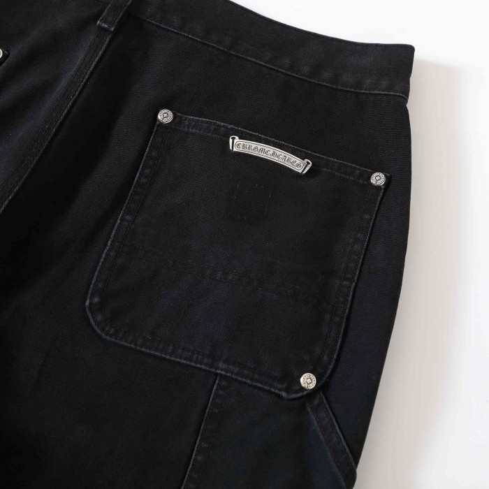 1:1 quality version Glitter Teal Cross Patched Black Straight Leg Casual Denim Jeans 29082250