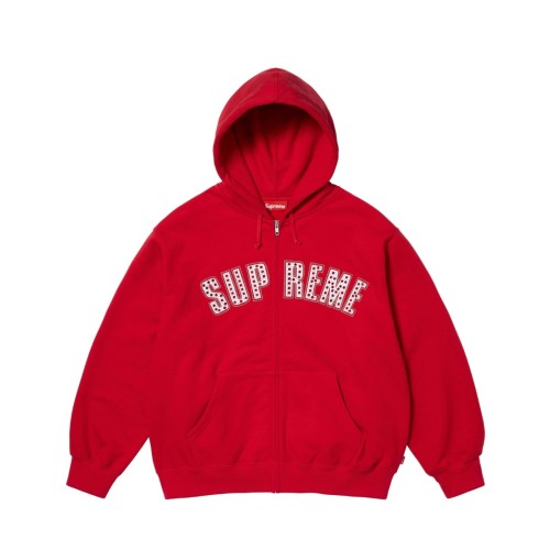 1:1 quality version B.BSIMON Co-branded Rhinestone Logo Zip Up Hoodie 3 colors 29082083