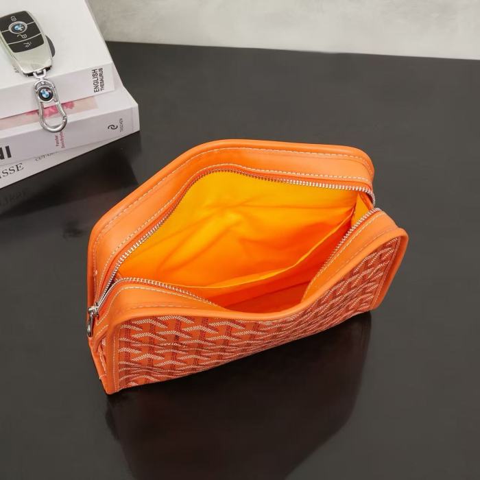 1:1 quality version Orange Monogram Canvas Shell Clutch Bag 12 colors 29082221