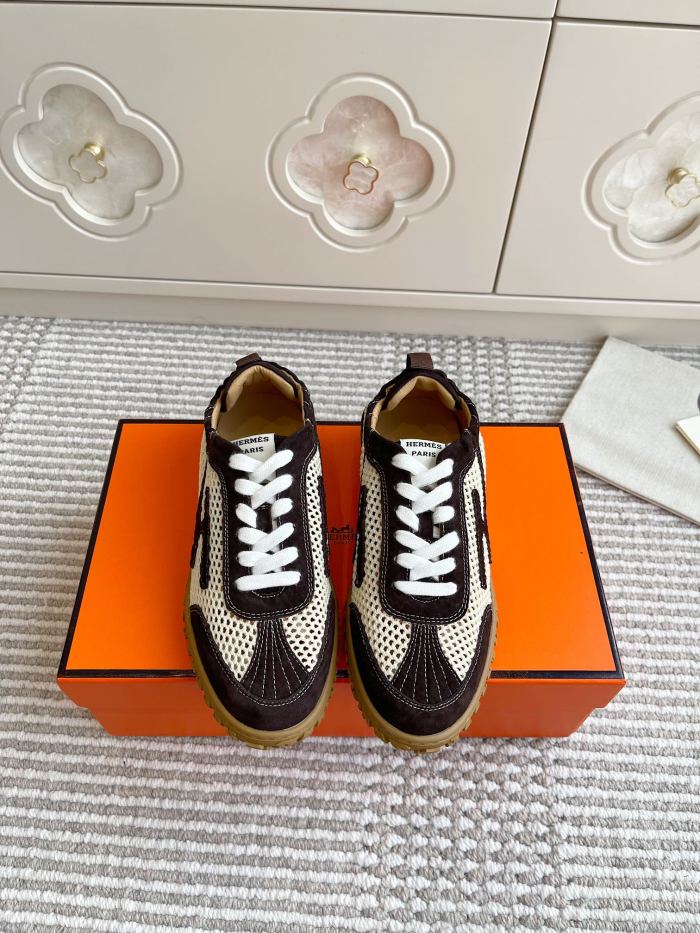 Gymnastics H Crochet Mesh Low-Top Couple-style Retro German Training Sneakers 4 colors 29086950