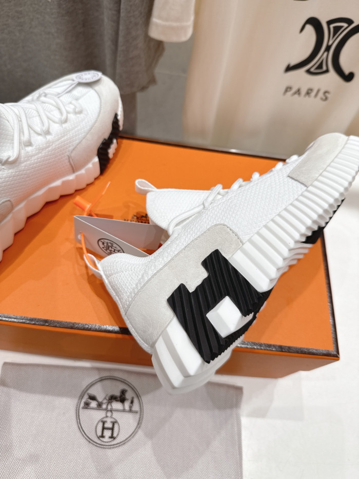[plus-size shoes]Bouncing Black & White Genuine Nubuck Leather Couple Style Breathable Sneakers 2 colors 29085307