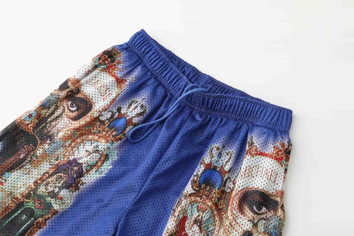 1:1 quality version Co-branded Michael Jackson Portrait Printed Mesh Shorts 3 colors 29085896