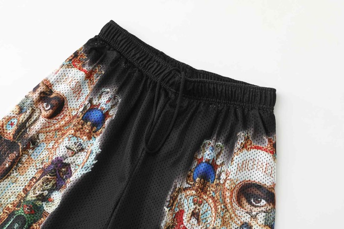 1:1 quality version Co-branded Michael Jackson Portrait Printed Mesh Shorts 3 colors 29085896