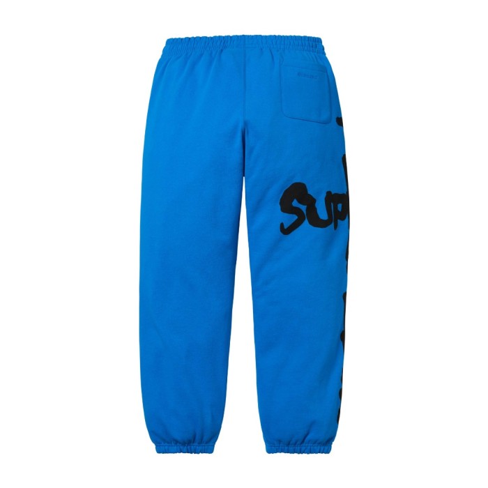 Co-branded Thrasher Cross Flame Font Printed Sweatpants 3 colors 29085895