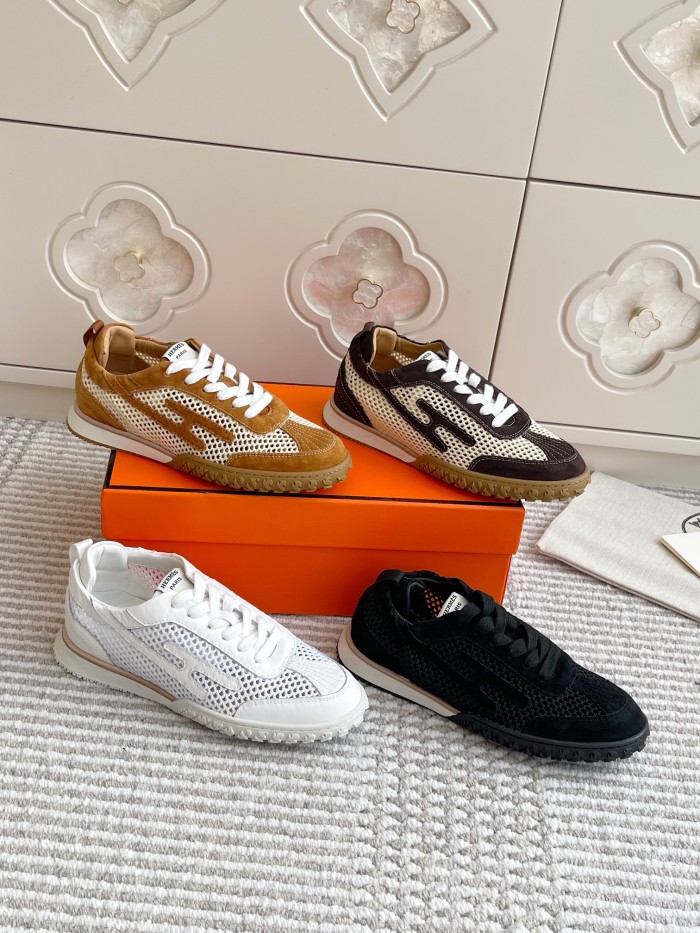 Gymnastics H Crochet Mesh Low-Top Couple-style Retro German Training Sneakers 4 colors 29086950