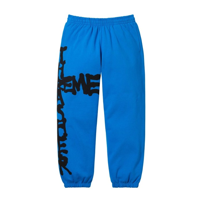 Co-branded Thrasher Cross Flame Font Printed Sweatpants 3 colors 29085895
