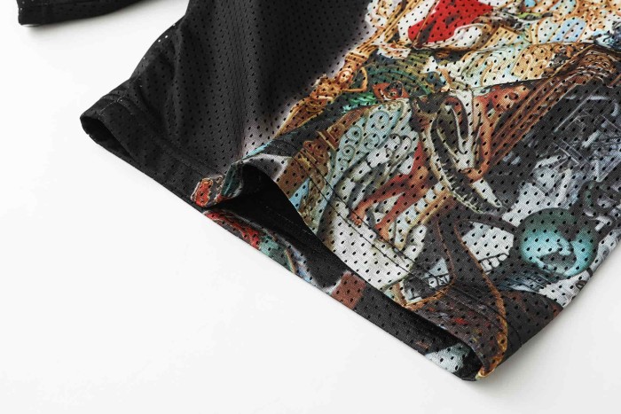 1:1 quality version Co-branded Michael Jackson Portrait Printed Mesh Shorts 3 colors 29085896
