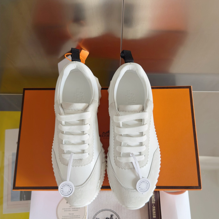 [plus-size shoes]Bouncing Genuine Leather Couple Style Sneakers 14 colors 29085445