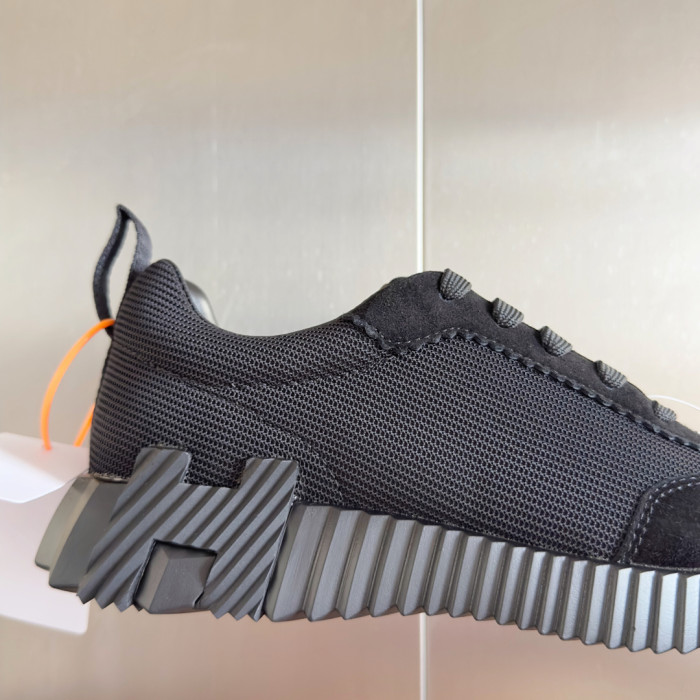 [plus-size shoes]Bouncing Black & White Couple Style Suede & Mesh Breathable Sneakers 2 colors 29085299