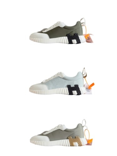[plus-size shoes]Bouncing Couple Style Mixed Material Breathable Casual Sneakers 3 colors 29085233