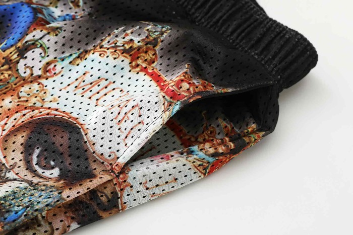 1:1 quality version Co-branded Michael Jackson Portrait Printed Mesh Shorts 3 colors 29085896