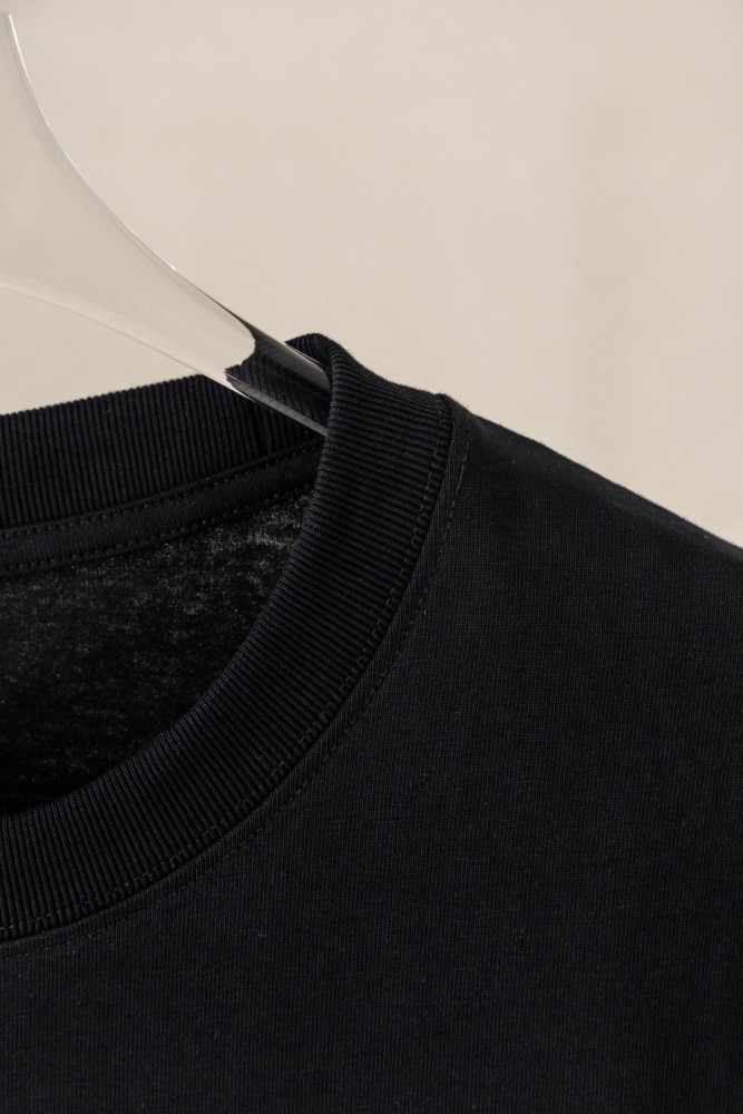 1:1 quality version Oversized Vintage Black/White Horseshoe Logo Pocket T-Shirt 2 colors 29089743
