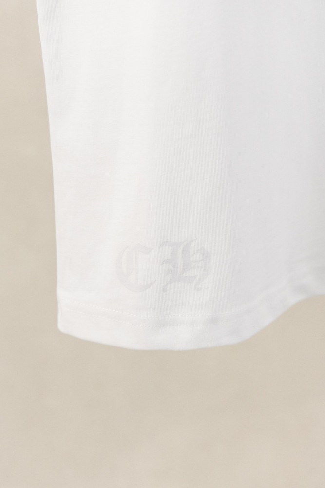 1:1 quality version Oversized White  Stay Fast  Race Flag Graphic Pocket T-Shirt 29089784