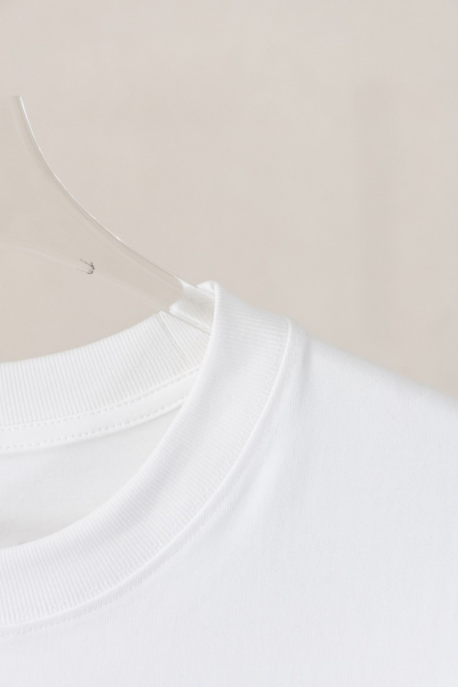 1:1 quality version White Gothic Letter Overlay Pink Cross Oversized Pocket T-Shirt 29089747