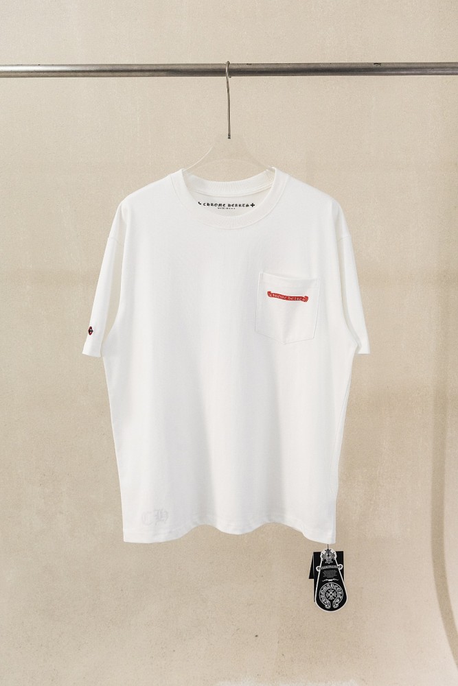 1:1 quality version Oversized White  Stay Fast  Race Flag Graphic Pocket T-Shirt 29089784