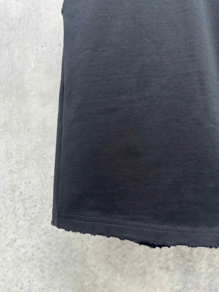 1:1 quality version Oversized Heavyweight Cotton Black Green Cross Embroidered Sweat Shorts 29089917