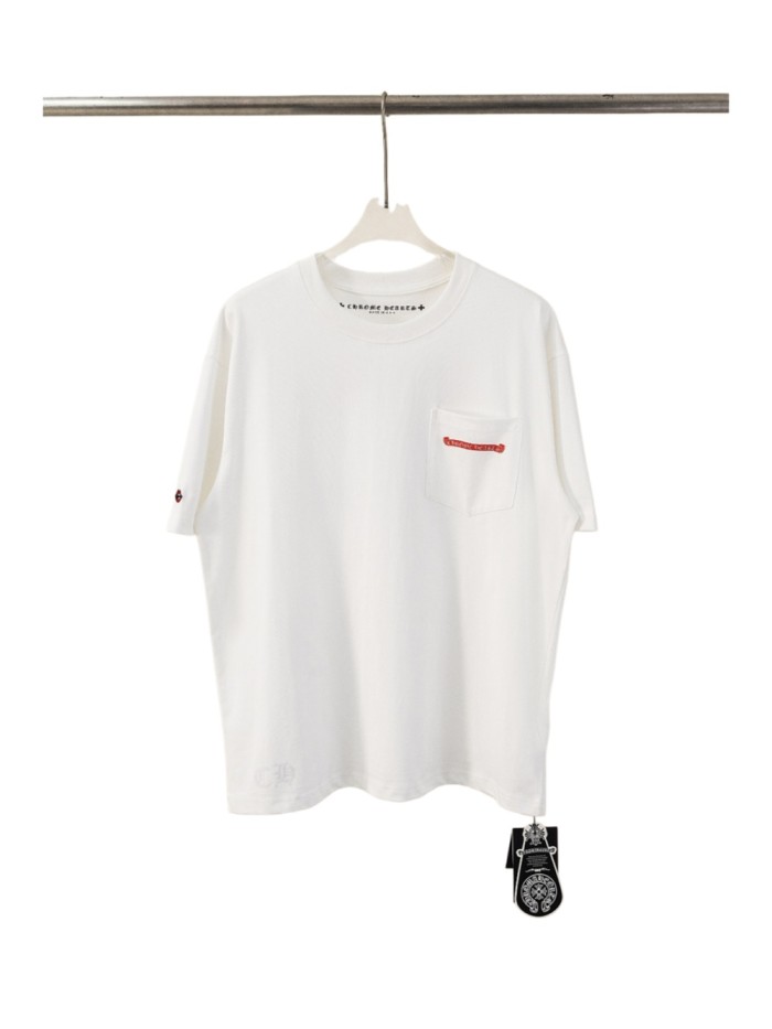 1:1 quality version Oversized White  Stay Fast  Race Flag Graphic Pocket T-Shirt 29089784