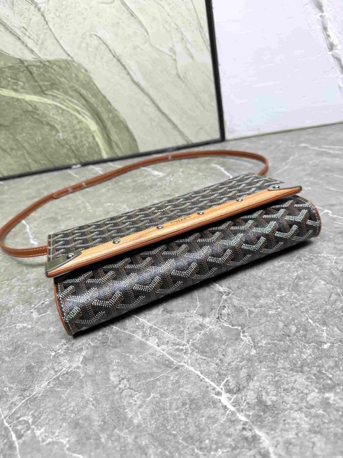 1:1 qualituy verson Monogram Clutch Bag With Wooden Bar Crossbody Shoulder Bag 10 colors 29092520