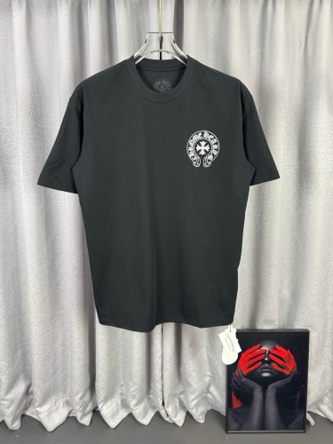 1:1 quality version Black Multi-Element Cross & Tongue Print Crew Neck T-Shirt 29092026