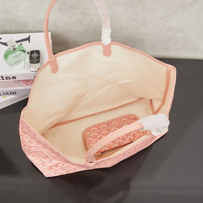 1:1 qualituy verson Monogram Coated Canvas Tote Bag With Pouch Waterproof Top Handle Shoulder Bag 4 colors 29092298
