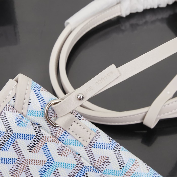1:1 qualituy verson Monogram Coated Canvas Tote Bag With Pouch Waterproof Top Handle Shoulder Bag 4 colors 29092298