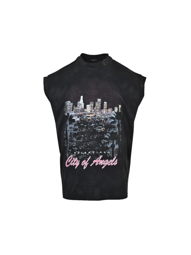 1:1 quality version 28303086 Urban Night Scene Printed Vest