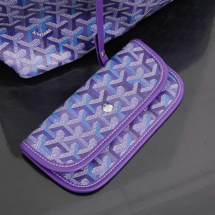 1:1 qualituy verson Monogram Coated Canvas Tote Bag With Pouch Waterproof Top Handle Shoulder Bag 4 colors 29092298