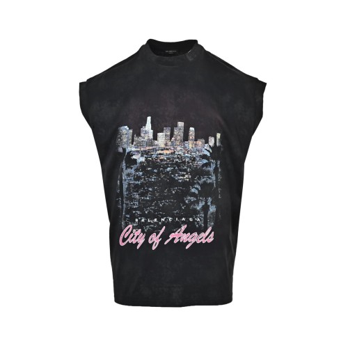 1:1 quality version 28303086 Urban Night Scene Printed Vest