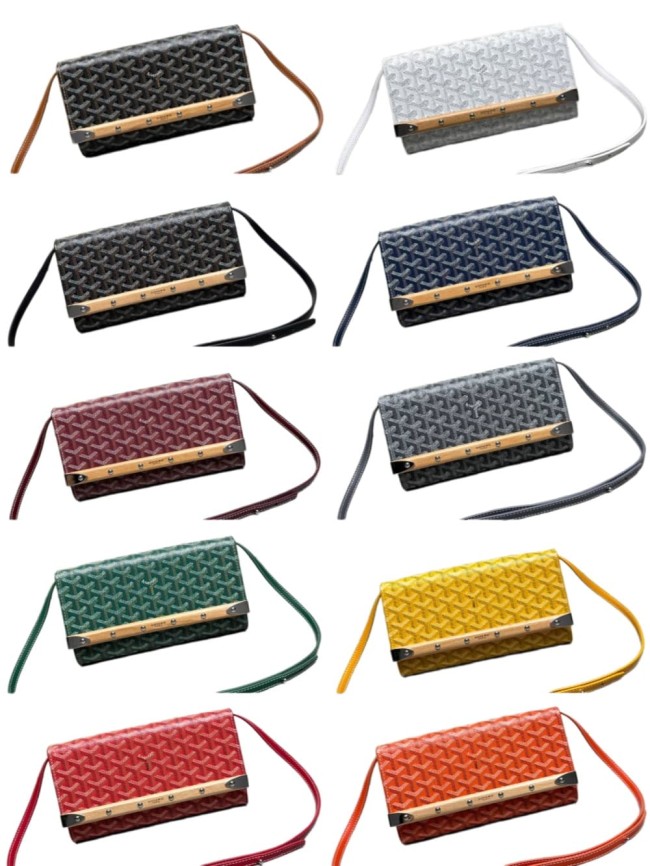 1:1 qualituy verson Monogram Clutch Bag With Wooden Bar Crossbody Shoulder Bag 10 colors 29092520