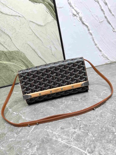 1:1 qualituy verson Monogram Clutch Bag With Wooden Bar Crossbody Shoulder Bag 10 colors 29092520