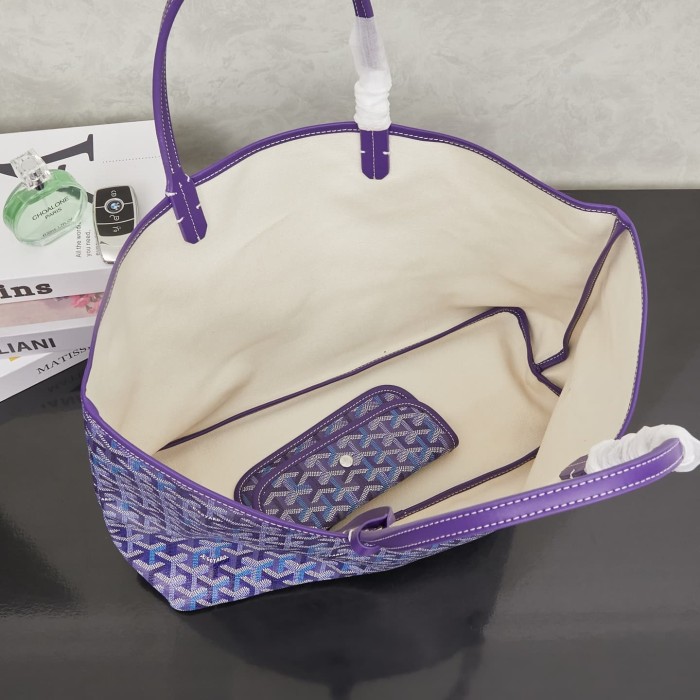 1:1 qualituy verson Monogram Coated Canvas Tote Bag With Pouch Waterproof Top Handle Shoulder Bag 4 colors 29092298
