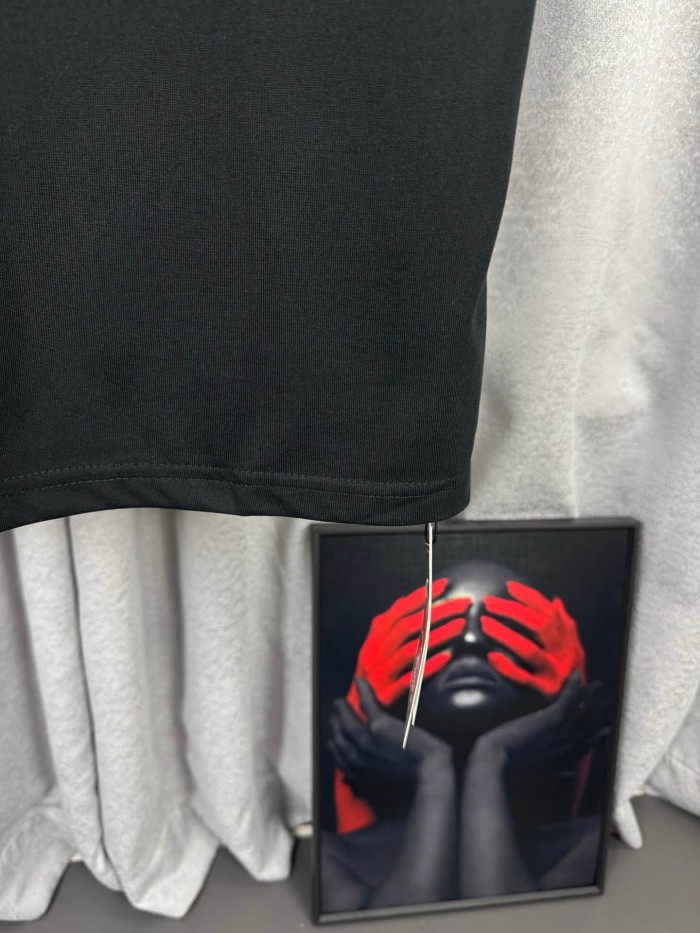 1:1 quality version All Over Print Horseshoe Sanskrit Cross Crew Neck T-Shirt 2 colors 29091986