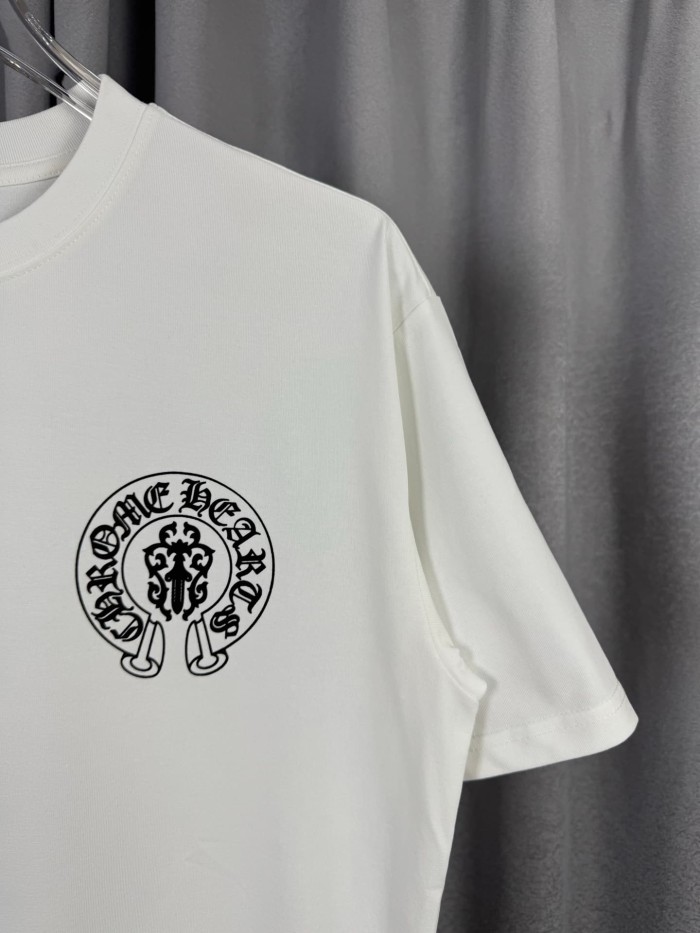 1:1 quality version Horseshoe Sanskrit Cross & Stars and Stripes Flag Print T-Shirt 2 colors 29091998