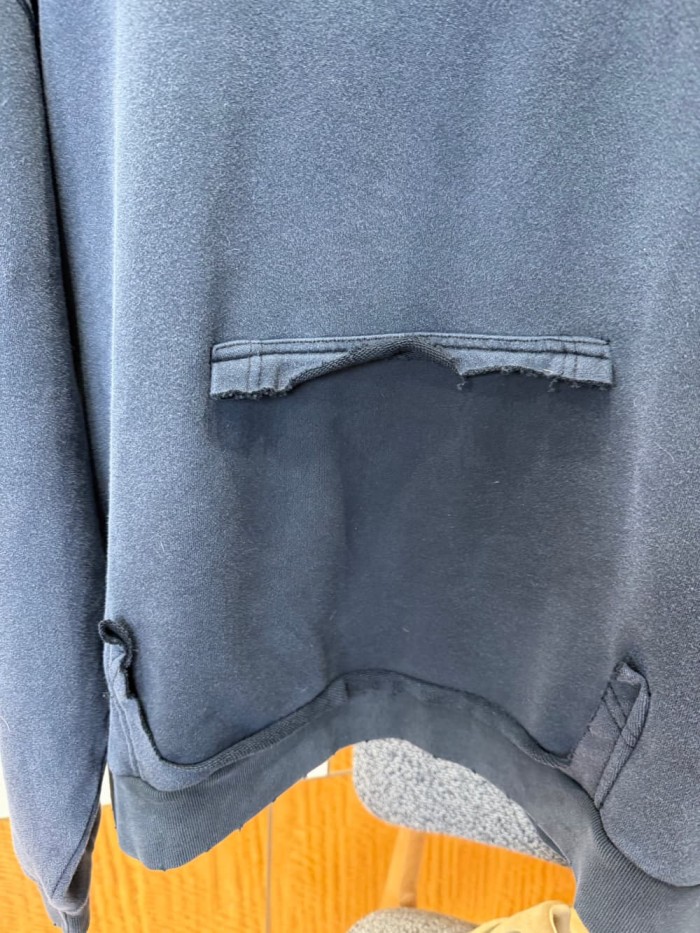 1:1 quality version Tape Ripped Pocket Hoodie 29093639