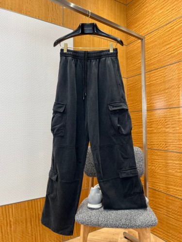 1:1 quality version Embroidered Vintage Multi-Pocket Cargo Wide Leg Pants 29093617