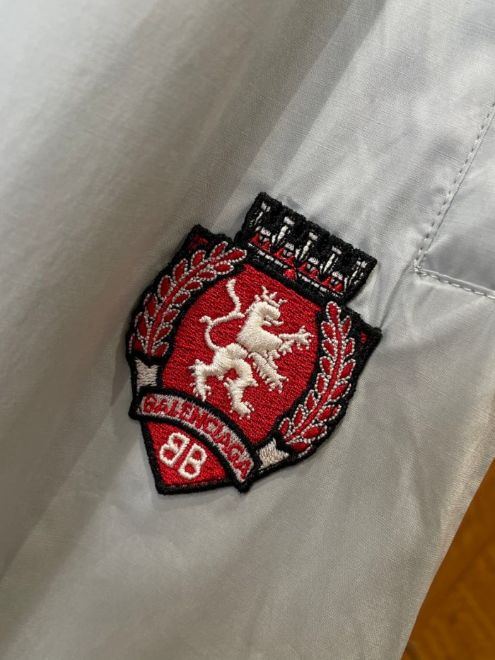 1:1 quality version Logo Embroidered Wide Leg Draped Casual Pants 2 colors 29093615