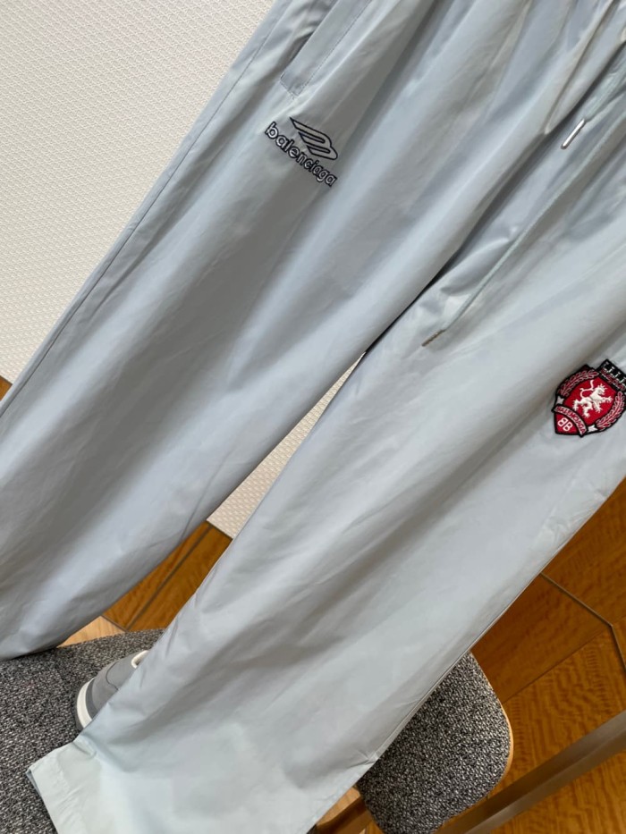 1:1 quality version Logo Embroidered Wide Leg Draped Casual Pants 2 colors 29093615